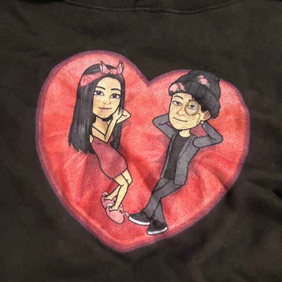 Friday Fits Snapchat Heart Emoji hoodie - Picture 2 of 4